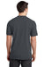 District DT6000P Mens Very Important Short Sleeve Crewneck T-Shirt w/ Pocket Charcoal Grey Back