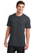 District DT6000P Mens Very Important Short Sleeve Crewneck T-Shirt w/ Pocket Charcoal Grey Front