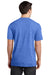 District DT6000P Mens Very Important Short Sleeve Crewneck T-Shirt w/ Pocket Heather Royal Blue Back