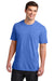 District DT6000P Mens Very Important Short Sleeve Crewneck T-Shirt w/ Pocket Heather Royal Blue Front