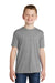 District DT6000Y Youth Very Important Short Sleeve Crewneck T-Shirt Grey Frost Front