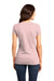 District DT6001 Womens Very Important Short Sleeve Crewneck T-Shirt Lavender Purple Back