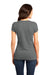 District DT6001 Womens Very Important Short Sleeve Crewneck T-Shirt Grey Back