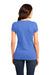 District DT6001 Womens Very Important Short Sleeve Crewneck T-Shirt Heather Royal Blue Back