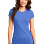 District Womens Very Important Short Sleeve Crewneck T-Shirt - Heather Royal Blue