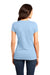 District DT6001 Womens Very Important Short Sleeve Crewneck T-Shirt Ice Blue Back