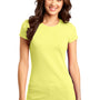 District Womens Very Important Short Sleeve Crewneck T-Shirt - Lemon Yellow - Closeout