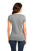 District DT6001 Womens Very Important Short Sleeve Crewneck T-Shirt Heather Light Grey Back