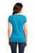 District DT6001 Womens Very Important Short Sleeve Crewneck T-Shirt Light Turquoise Blue Back