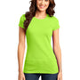 District Womens Very Important Short Sleeve Crewneck T-Shirt - Lime Shock Green