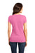 District DT6001 Womens Very Important Short Sleeve Crewneck T-Shirt Pink Back