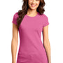 District Womens Very Important Short Sleeve Crewneck T-Shirt - True Pink