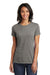 District DT6002 Womens Very Important Short Sleeve Crewneck T-Shirt Heather Grey Front