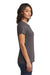 District DT6002 Womens Very Important Short Sleeve Crewneck T-Shirt Heather Charcoal Grey Side