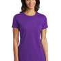 District Womens Very Important Short Sleeve Crewneck T-Shirt - Purple