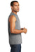 District DT6300 Mens Very Important Muscle Tank Top Grey Frost Side
