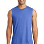 District Mens Very Important Muscle Tank Top - Royal Blue Frost