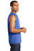 District DT6300 Mens Very Important Muscle Tank Top Royal Blue Frost Side