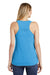 District DT6302 Womens Very Important Tank Top Turquoise Blue Back