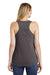 District DT6302 Womens Very Important Tank Top Charcoal Grey Back