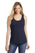 District DT6302 Womens Very Important Tank Top Navy Blue Front