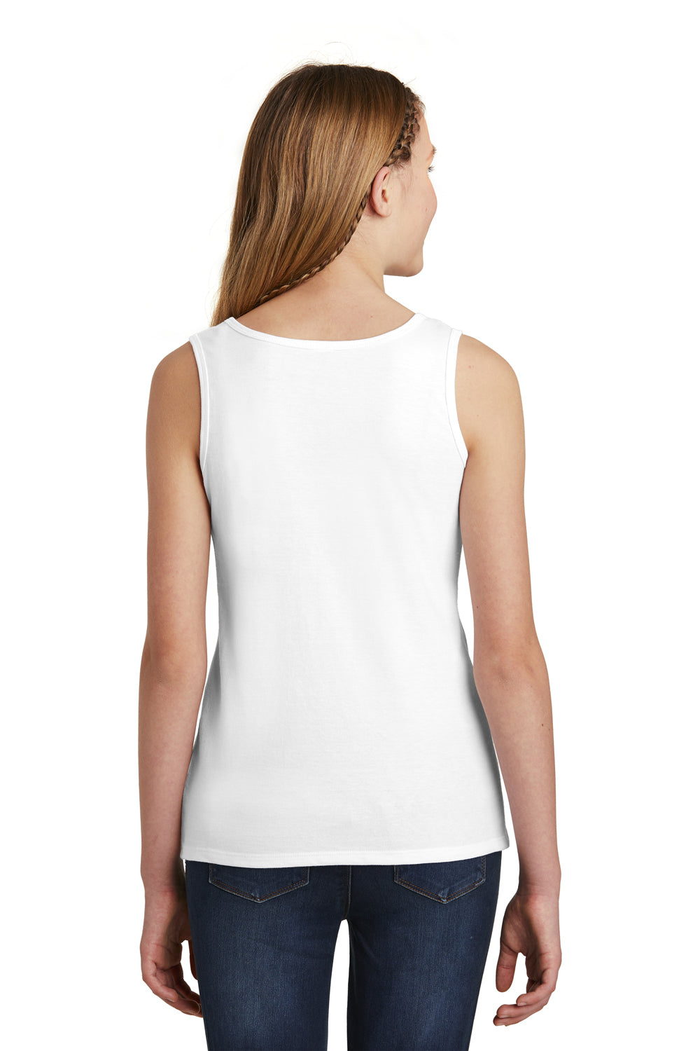 District DT6303YG Youth Very Important Tank Top White Back