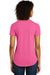 District DT6401 Womens Very Important Short Sleeve Crewneck T-Shirt Fuchsia Pink Frost Back