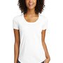 District Womens Very Important Short Sleeve Crewneck T-Shirt - White - Closeout
