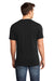 District DT6500 Mens Very Important Short Sleeve V-Neck T-Shirt Black Back
