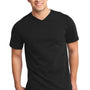 District Mens Very Important Short Sleeve V-Neck T-Shirt - Black