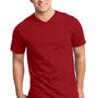 District Mens Very Important Short Sleeve V-Neck T-Shirt - Classic Red