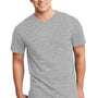 District Mens Very Important Short Sleeve V-Neck T-Shirt - Heather Light Grey