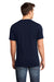 District DT6500 Mens Very Important Short Sleeve V-Neck T-Shirt Navy Blue Back