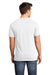 District DT6500 Mens Very Important Short Sleeve V-Neck T-Shirt White Back