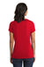 District DT6503 Womens Very Important Short Sleeve V-Neck T-Shirt Red Back