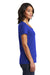 District DT6503 Womens Very Important Short Sleeve V-Neck T-Shirt Royal Blue Side