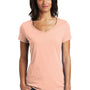 District Womens Very Important Short Sleeve V-Neck T-Shirt - Dusty Peach