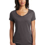 District Womens Very Important Short Sleeve V-Neck T-Shirt - Heather Charcoal Grey