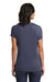 District DT6503 Womens Very Important Short Sleeve V-Neck T-Shirt Heather Navy Blue Back