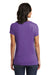 District DT6503 Womens Very Important Short Sleeve V-Neck T-Shirt Heather Purple Back