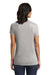District DT6503 Womens Very Important Short Sleeve V-Neck T-Shirt Heather Light Grey Back