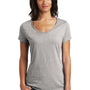 District Womens Very Important Short Sleeve V-Neck T-Shirt - Heather Light Grey