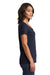 District DT6503 Womens Very Important Short Sleeve V-Neck T-Shirt Navy Blue Side