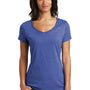 District Womens Very Important Short Sleeve V-Neck T-Shirt - Royal Blue Frost - Closeout
