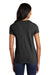 District DT664 Womens Medal Short Sleeve V-Neck T-Shirt Black Back