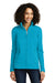 Eddie Bauer EB241 Womens Highpoint Full Zip Fleece Jacket Denali Blue Front