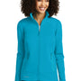 Eddie Bauer Womens Highpoint Full Zip Fleece Jacket - Denali Blue - Closeout