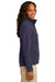 Eddie Bauer EB533 Womens Shaded Crosshatch Wind & Water Resistant Full Zip Jacket Purple Side