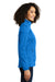 Eddie Bauer EB541 Womens StormRepel Water Resistant Full Zip Jacket Heather Brilliant Blue/Grey Side
