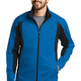 Eddie Bauer Mens Trail Water Resistant Full Zip Jacket - Expedition Blue - Closeout